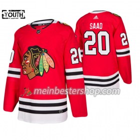 Chicago Blackhawks Brandon Saad 20 Adidas 2019-2020 Rot Trikot Authentic - Kinder
